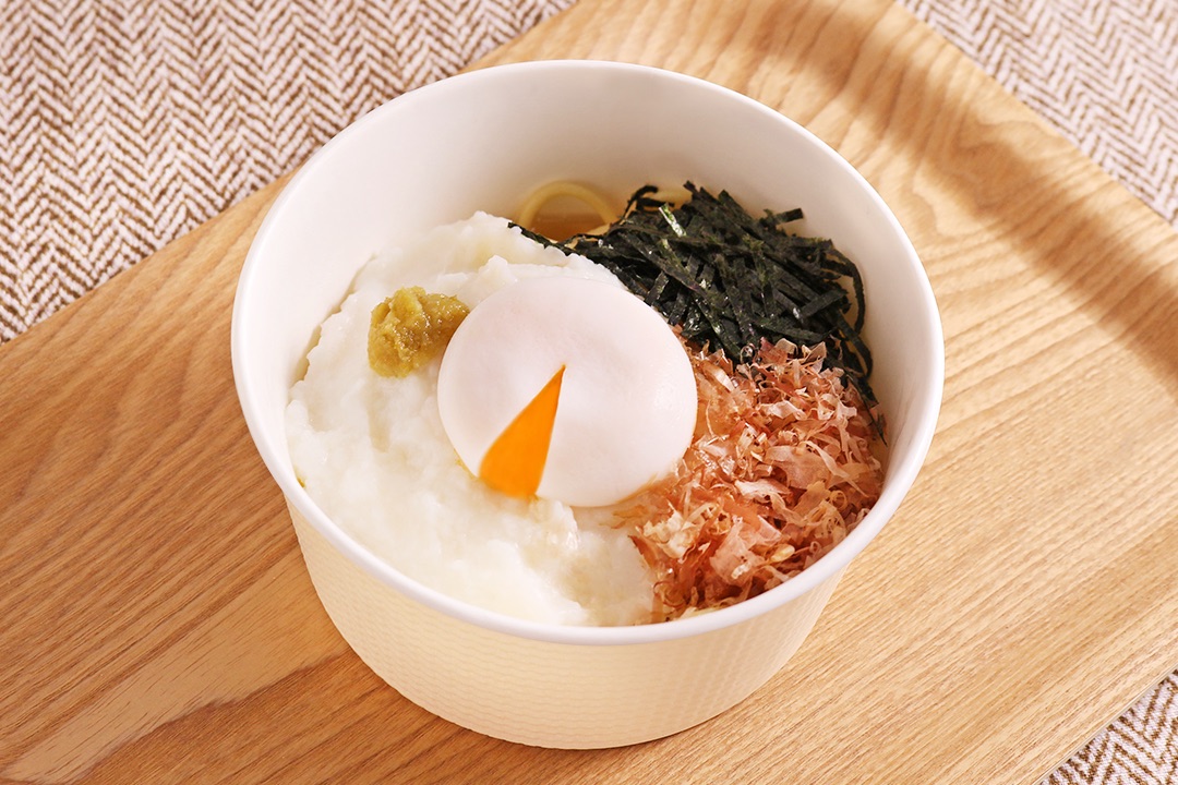 こなな『とろろとたまごのおだしパスタ〜柚子胡椒添え〜』